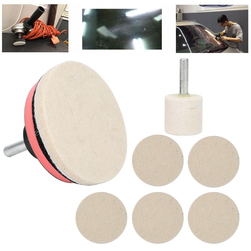 Espusta Car Glass Scratch Remover kit, 100g Cerium Oxide Powder Glass Polish and Wheels Set Polish Pads for Windshield Scratch Remove - Image 4